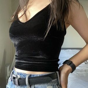 NWT Brandy Melville velvet tank (OS)